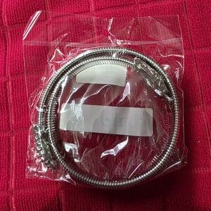 Fashion Jewelry Silver Snake Chain Necklace Set